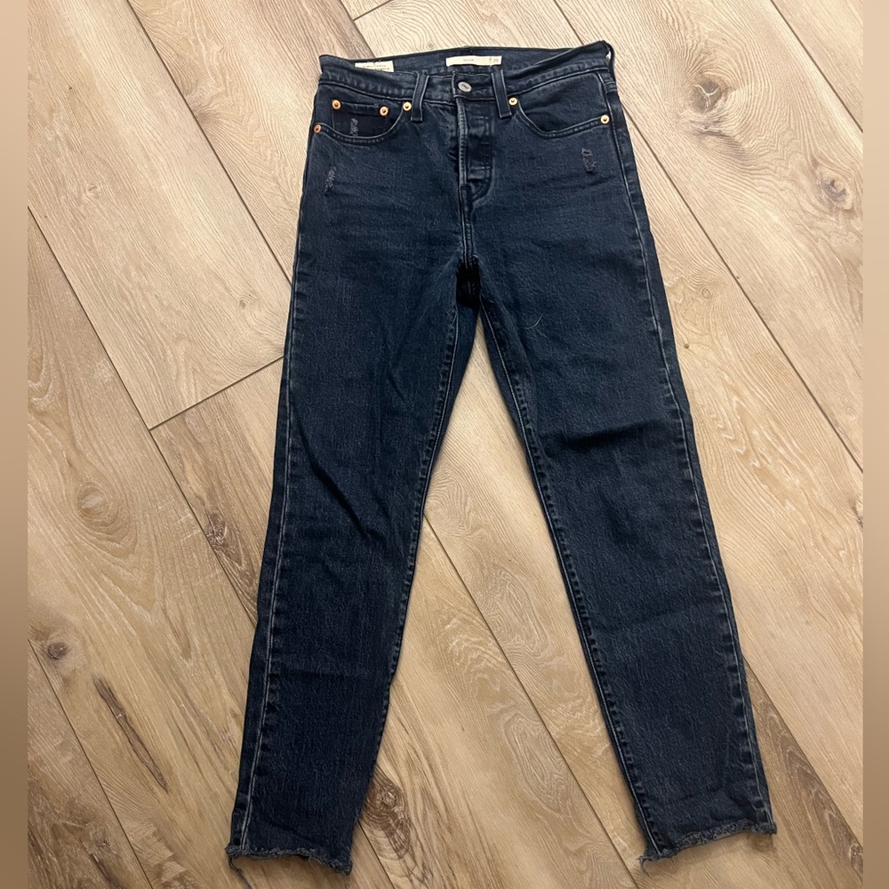 Levi’s Wedgie Straight Cropped Jeans